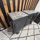 Base of old rustic sideboard revamped