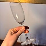 4 flûtes à champagne Baccarat modèle Perfection