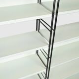 Industrial metal roomdivider / bookcases / bookshelves, 1960s Netherlands