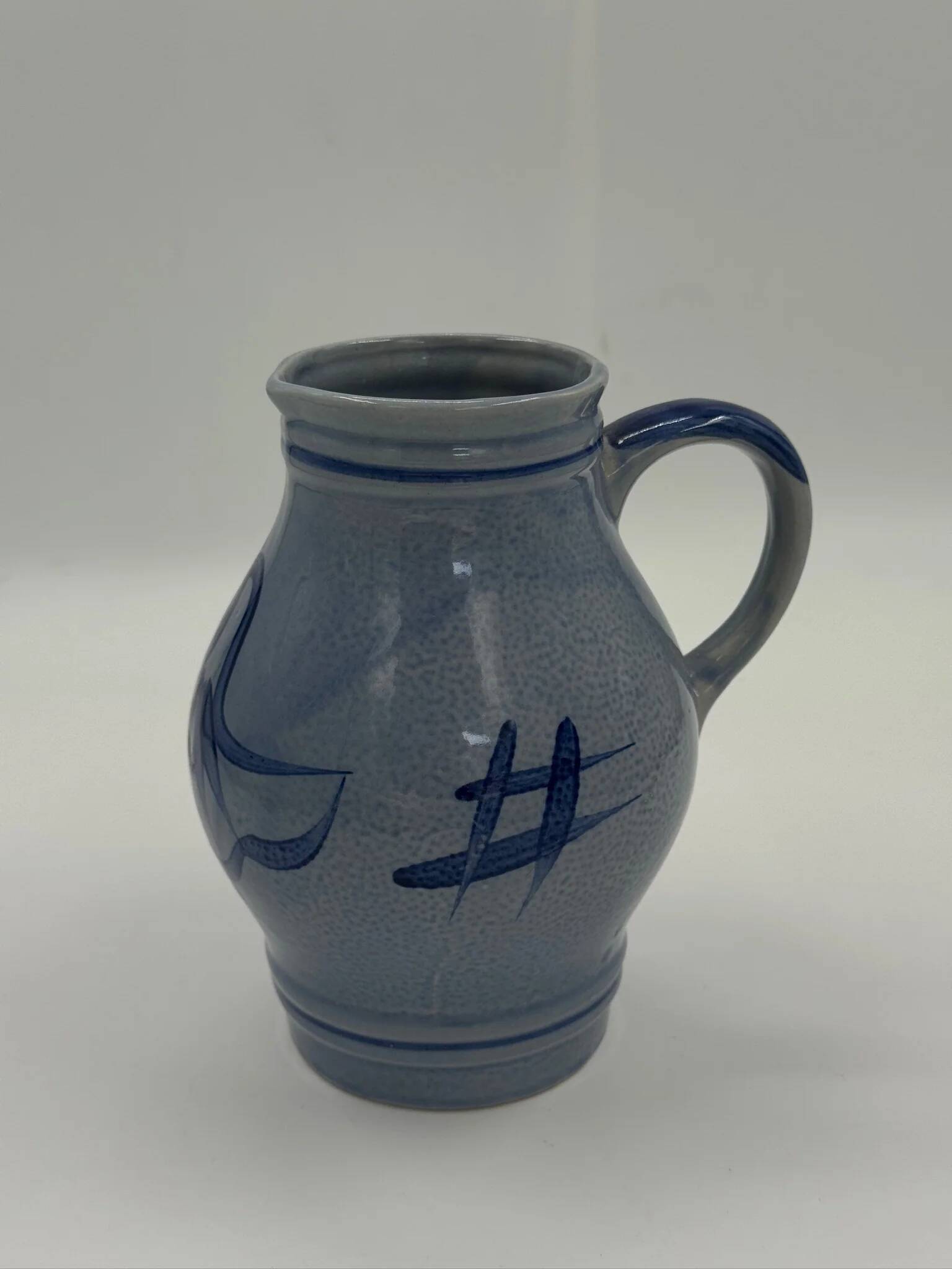 Vintage stoneware jug in Westerwald style
