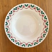 3 vintage Art Deco soup plates by Hamage & Moulin des Loups