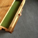 Light wooden bedside table from the 50s