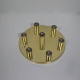 Brass ceiling of Selken, 7-light sputnik, vintage,1970