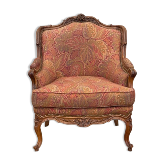 Louis XV style shepherdess armchair