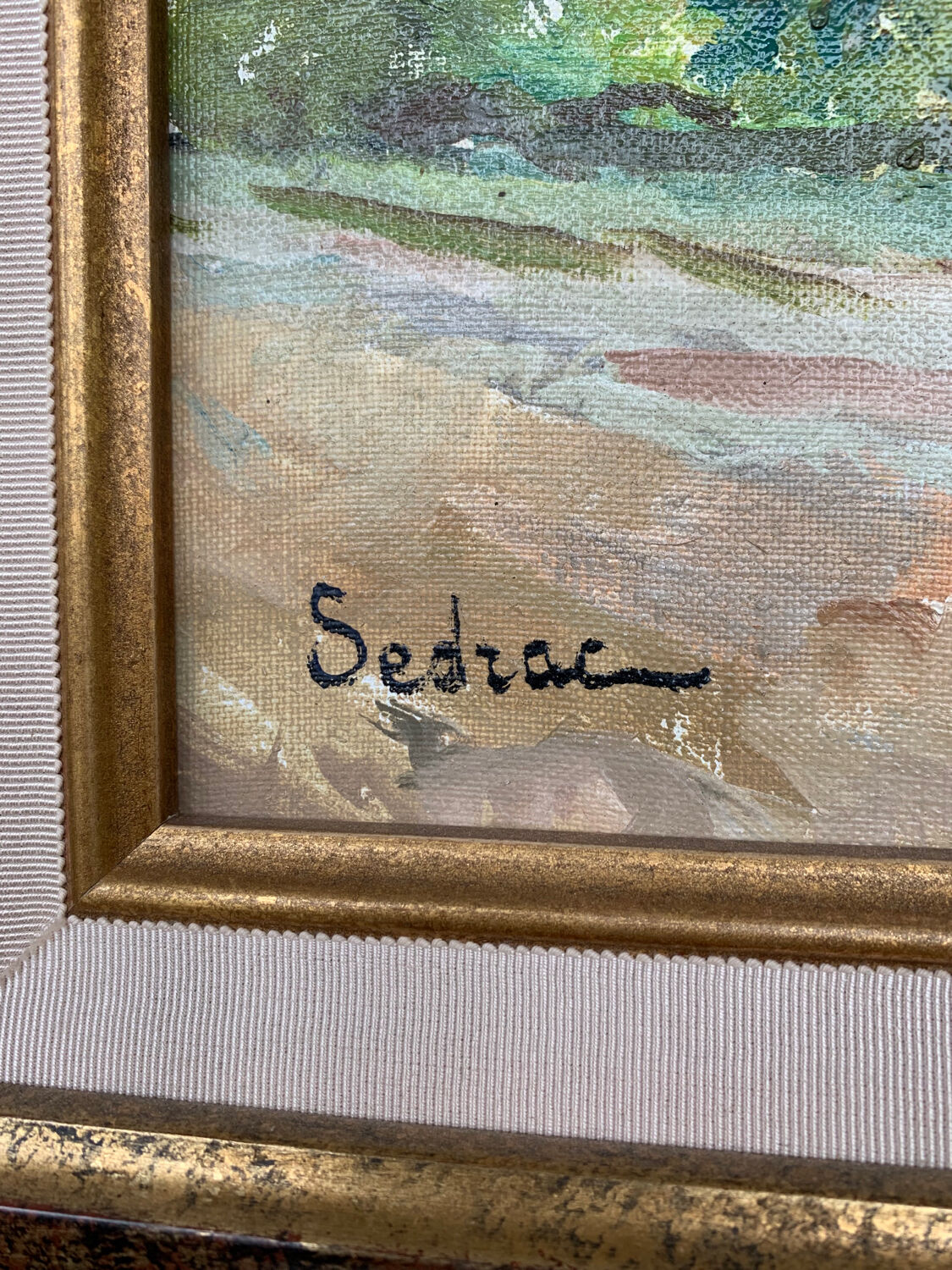 Original canvas painting Marina Sédrac