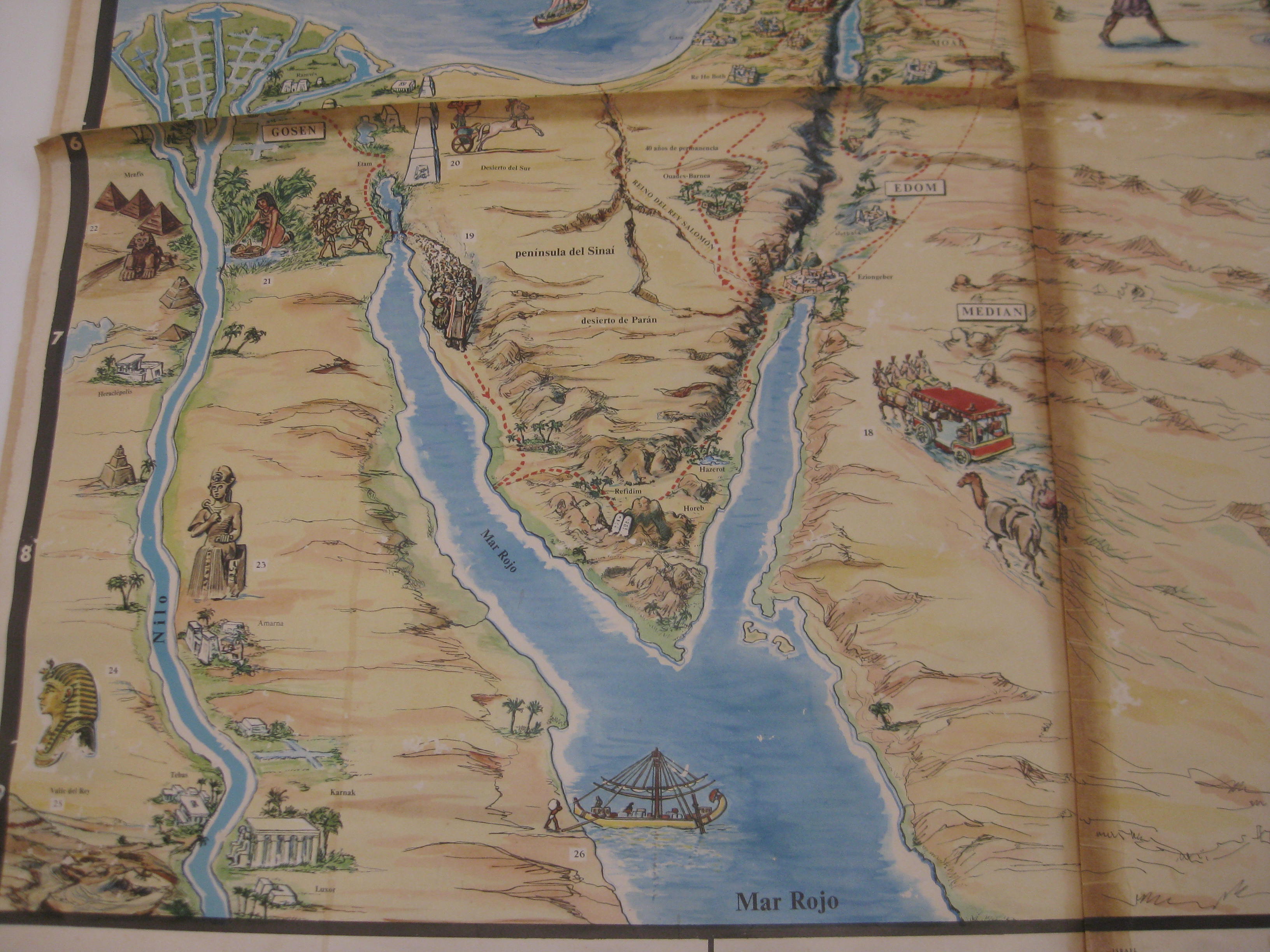 Palestine map 1960s