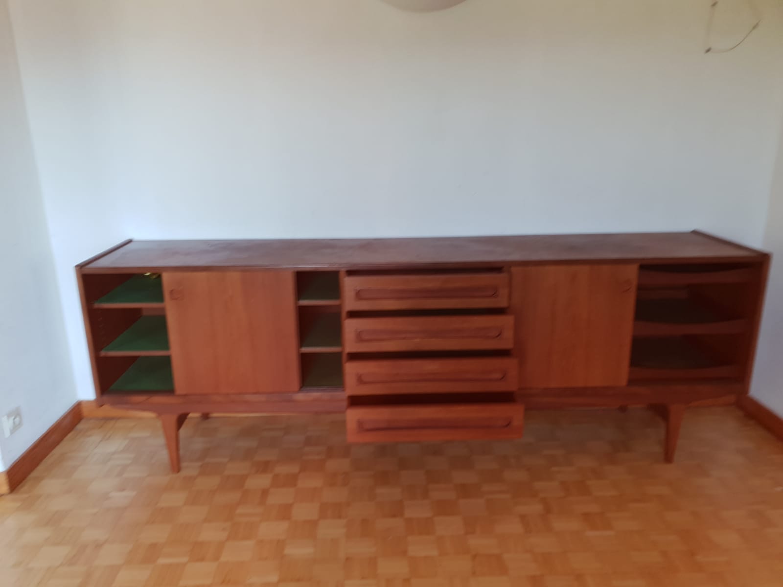 Enfilade scandinave en teck
