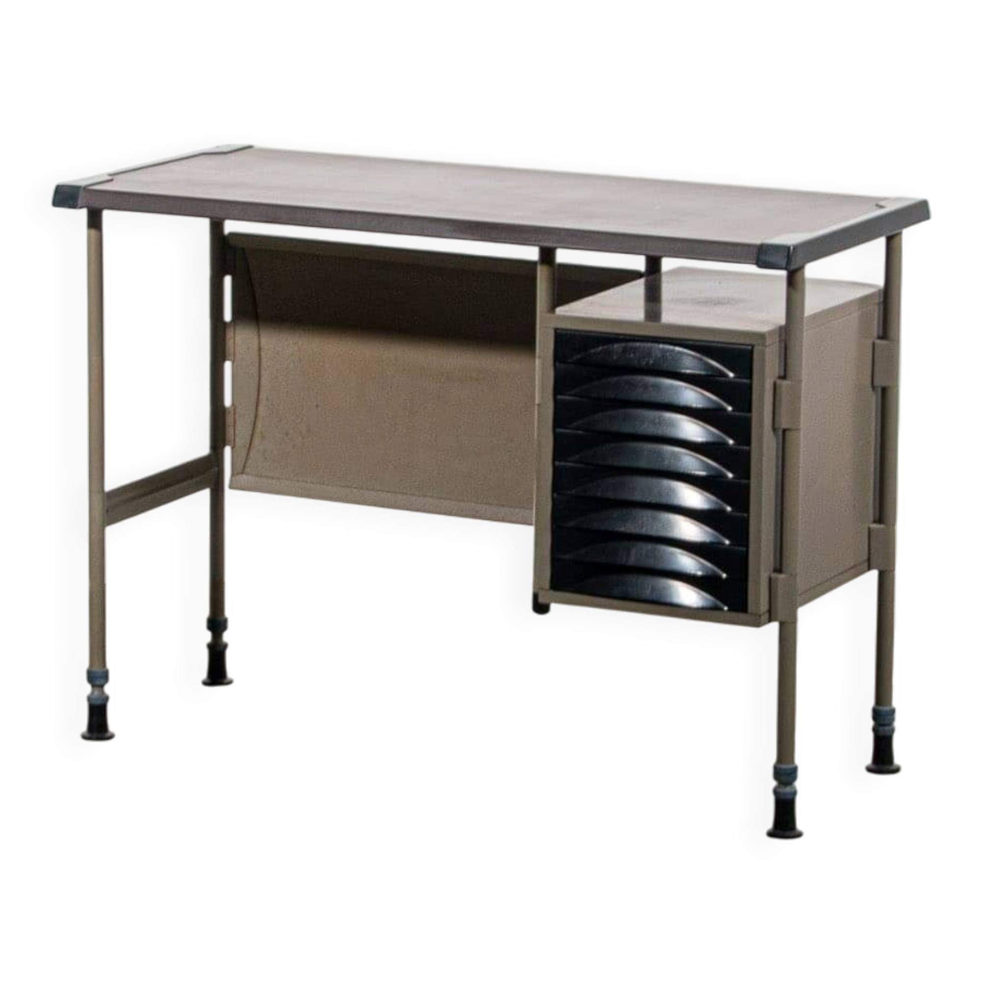 Spazio series typewriter desk by Studio BBPR for Olivetti, circa 1960