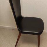 Set of 4 Baumann black chairs
