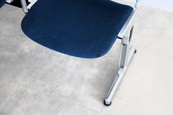 Banc vintage   Banc de salle d'attente   Années 1970   Castelli