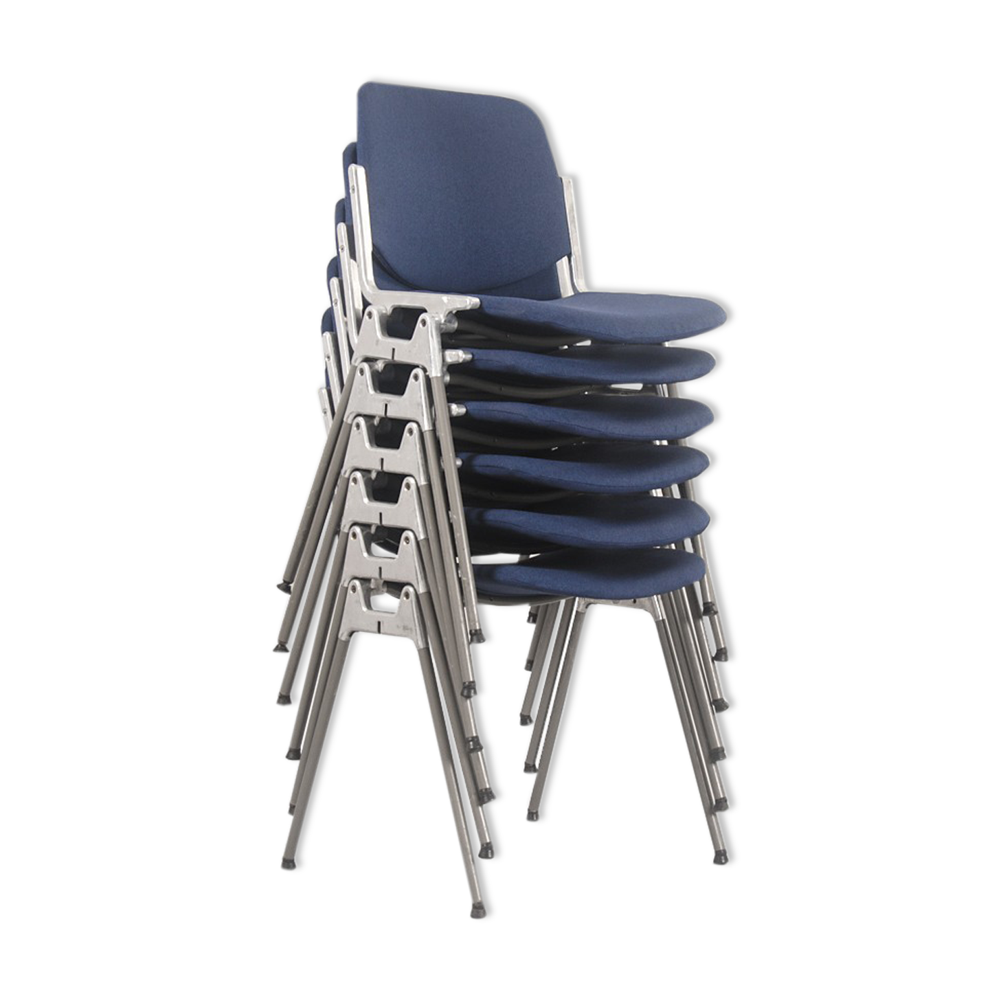 Set of six DSC 106 chairs by Giancarlo Piretti For Castelli