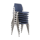 Set of six DSC 106 chairs by Giancarlo Piretti For Castelli