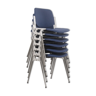 Set of six DSC 106 chairs by Giancarlo Piretti For Castelli