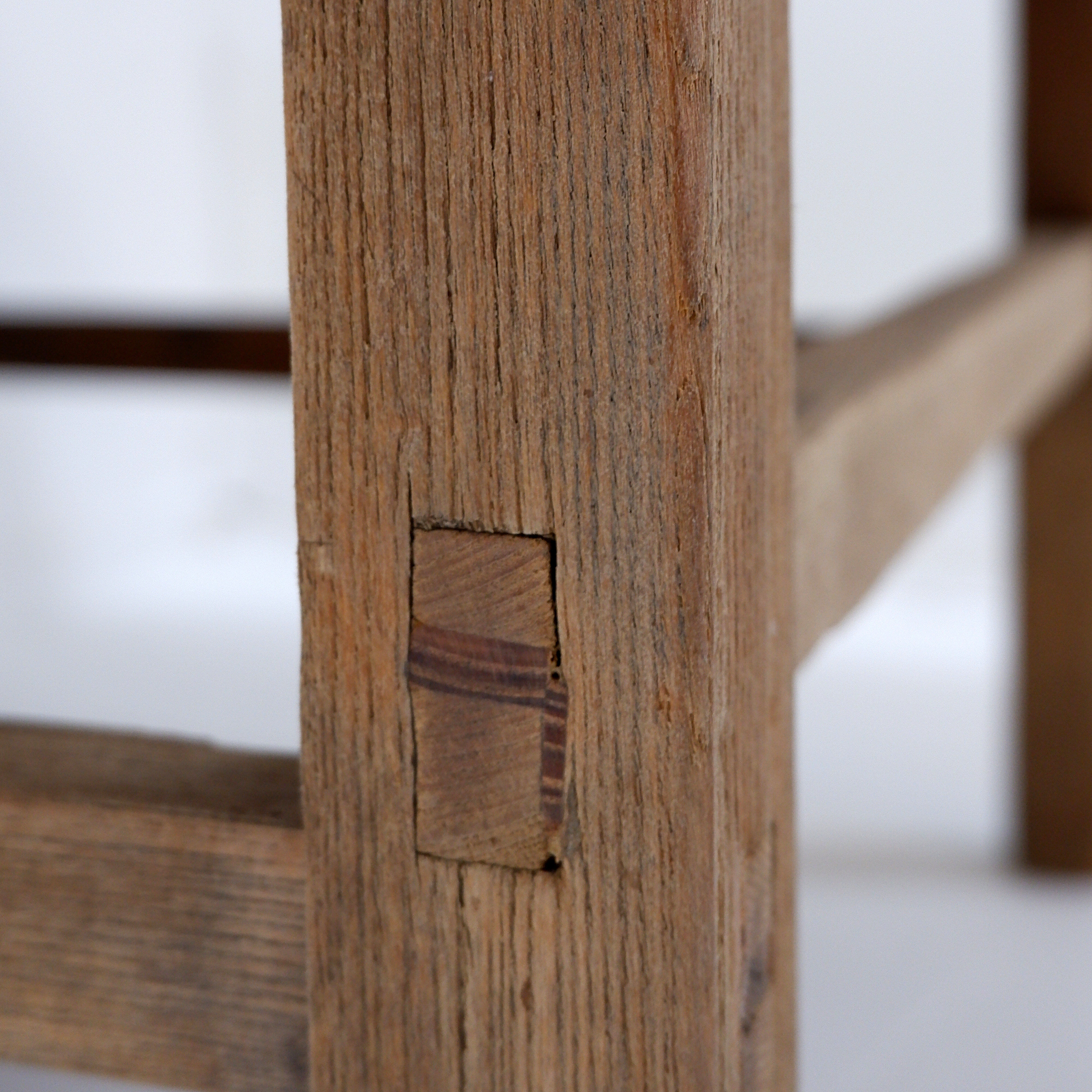 Brutalist coffee table in solid wood