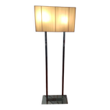 Axolight floor lamp in chrome and silk threads