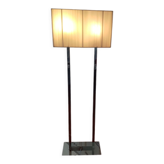 Lampadaire d'Axolight en chrome et fils de soie