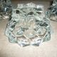 Pair of 2 crystal candlesticks