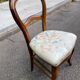 Antique flying chair in Restoration / Louis-Philippe style made of solid wood.