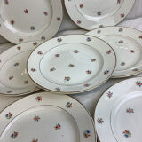 Vintage flat plates made in France Digoin