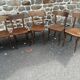 Lot de 5 chaises anciennes Thonet