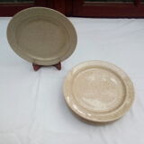 6 flat sandstone plates