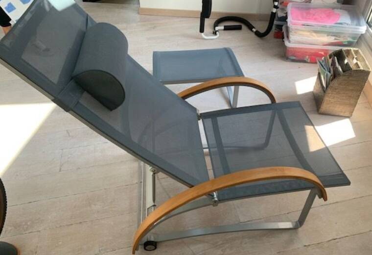 Outdoor armchairs with footrests Royal Botania