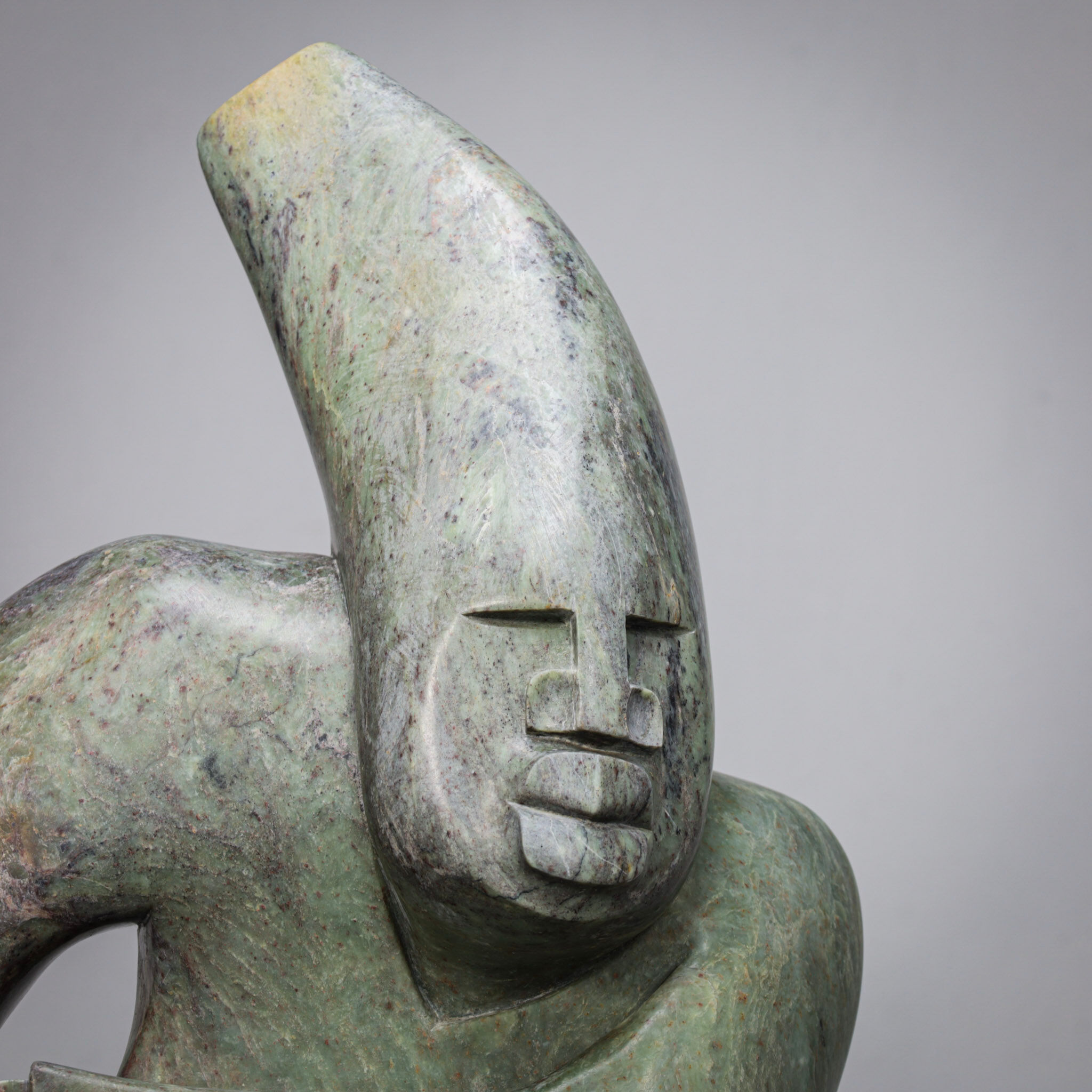 Shona warrior hand-carved sculpture