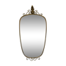 Miroir rétroviseur/forme libre doré, milieu du 20eme siècle
