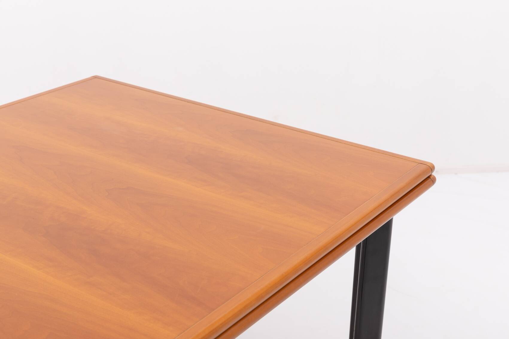 Table à manger vintage pliable en noyer, design italien, 1980