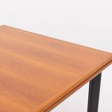 Table à manger vintage pliable en noyer, design italien, 1980