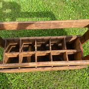 Old bottle rack