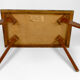 Table basse africaine en bois marqueté, vers 1960