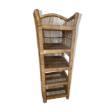 Rattan shelf