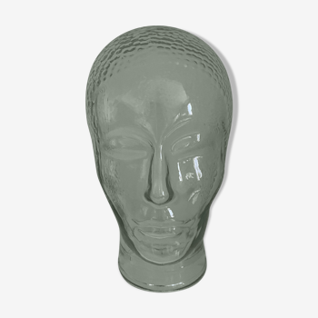 Marotte, vintage glass head from the 60s Fornasetti workshops