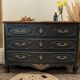 Birch wood chest of drawers