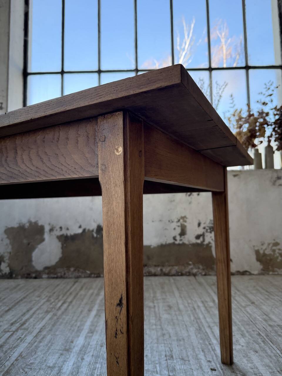 Oak farmhouse table 200cm