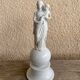 figurine de madone en biscuit français antique