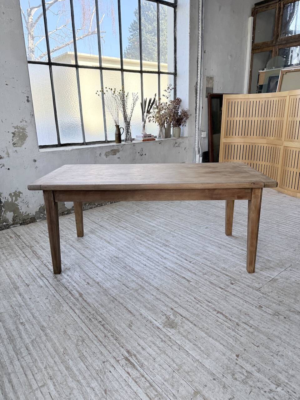 Oak farmhouse table 180cm