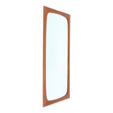 Fully restored mid-century teak mirror / Danish modern design / 1960s