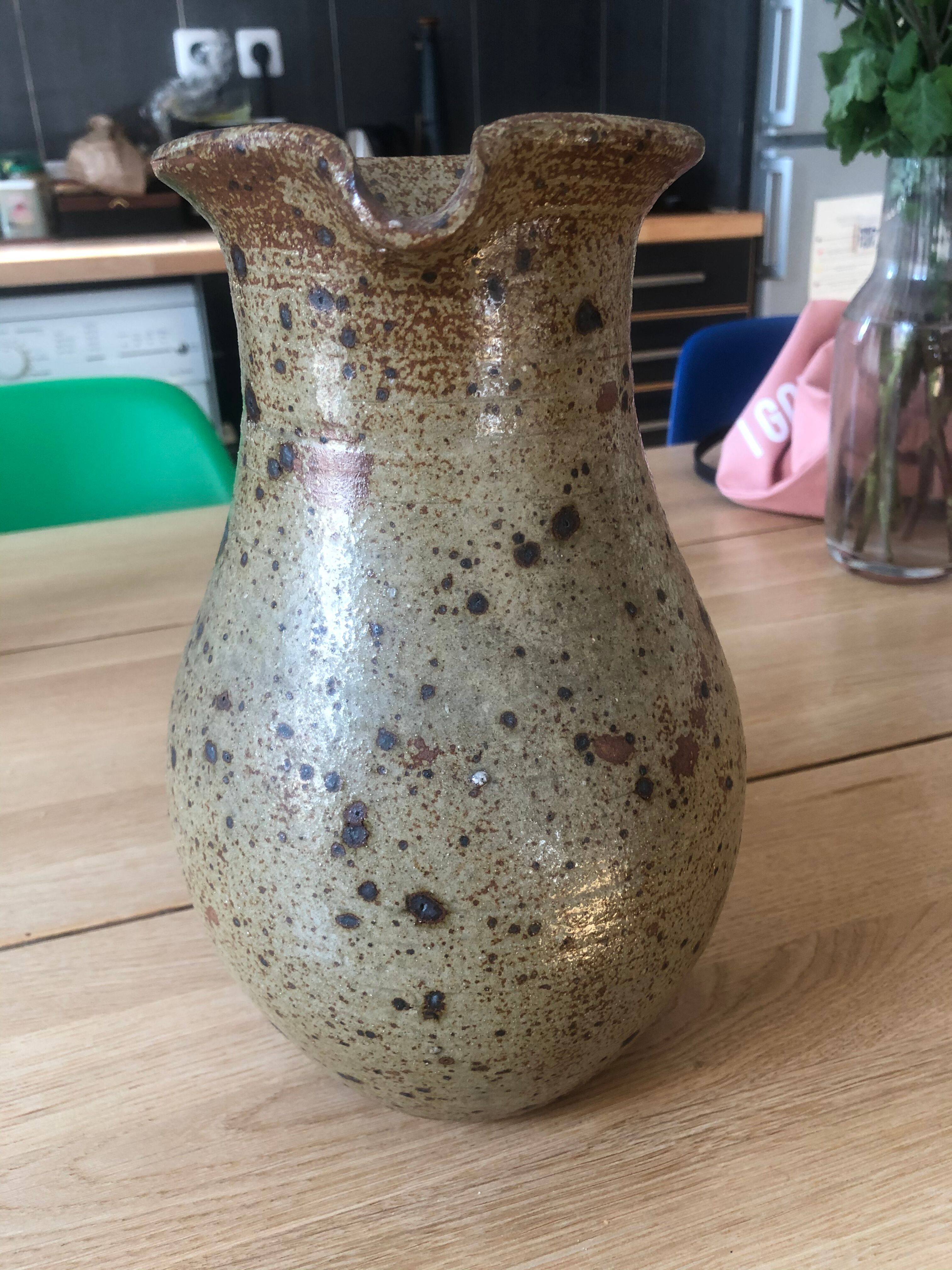Sandstone pitcher vase