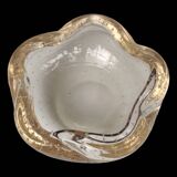 Old Murano bubbled glass cup Italian design