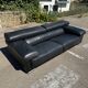 Canapé Roche Bobois cuir noir