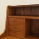 Danish teak secretary desk 1960s with pull-out surface