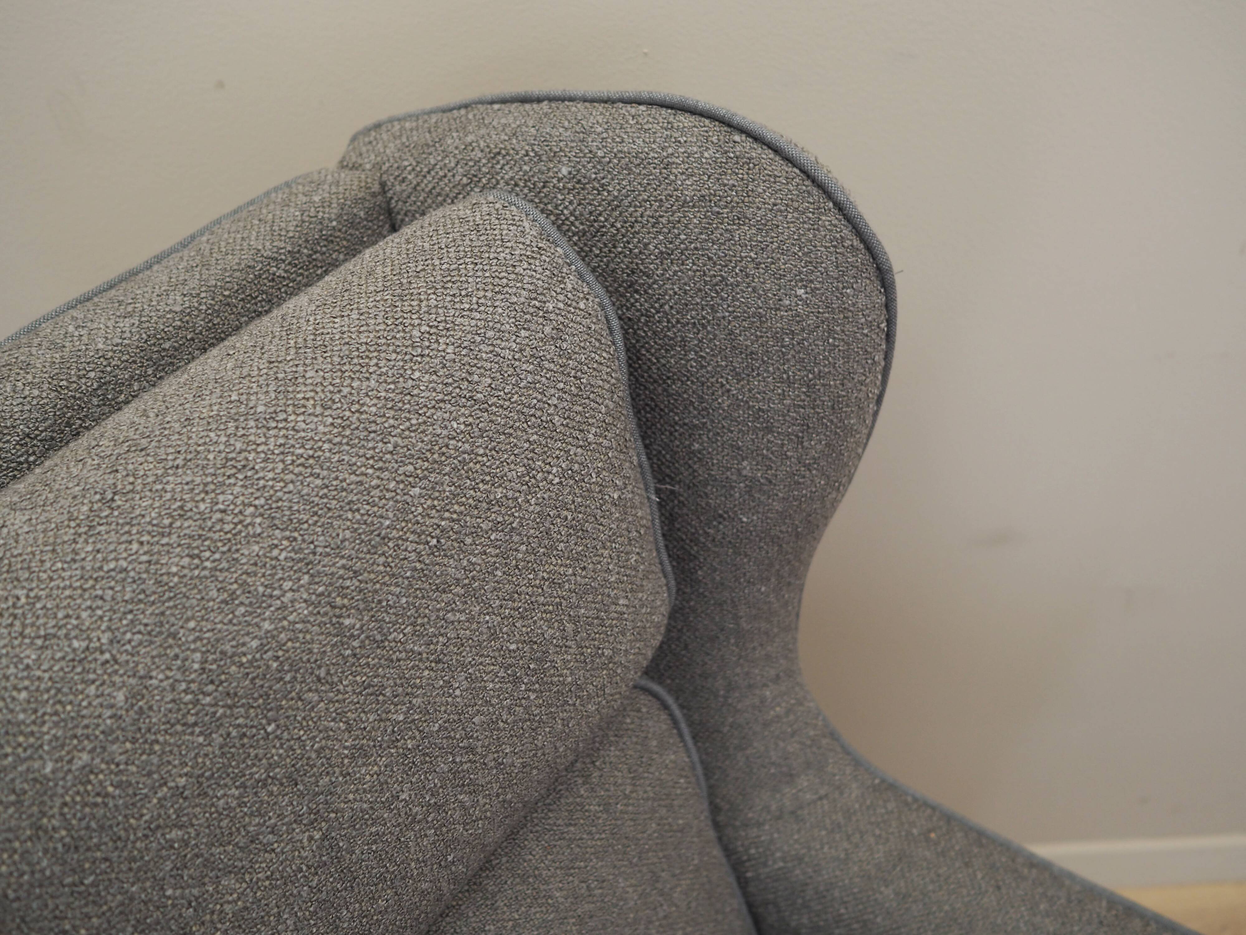 Fauteuil à oreilles, design danois, années 1970, production : Danemark