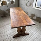 Monastery-style farmhouse table, pine, 210cm