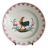 Plate in earthenware of Onnaing ancient hollow