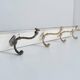 Coat rack with 4 iron hooks from 1900