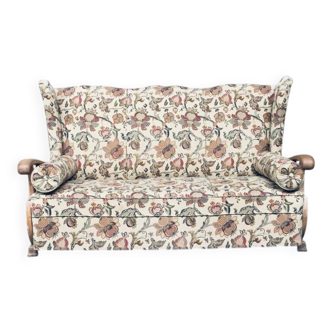 High Wing Back 3-Seater Sofa, 1900s