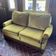 Vintage velvet sofa bed