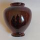 Carmine red blown glass vase 1950s